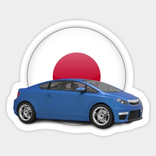 Acura Car Concept Blue vehicles, car, coupe, sports car  01 Sticker